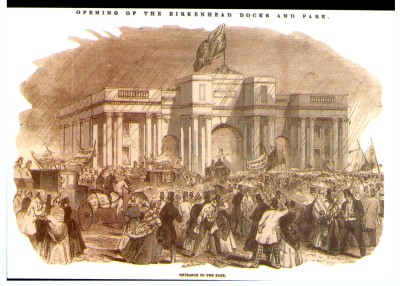 Birkenhead Park Opening 1847, Birkenhead